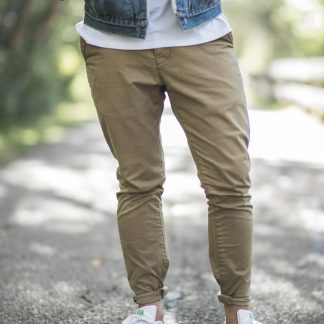 Hklein Men's Straight Fit Chino Pants — Cotton Twill